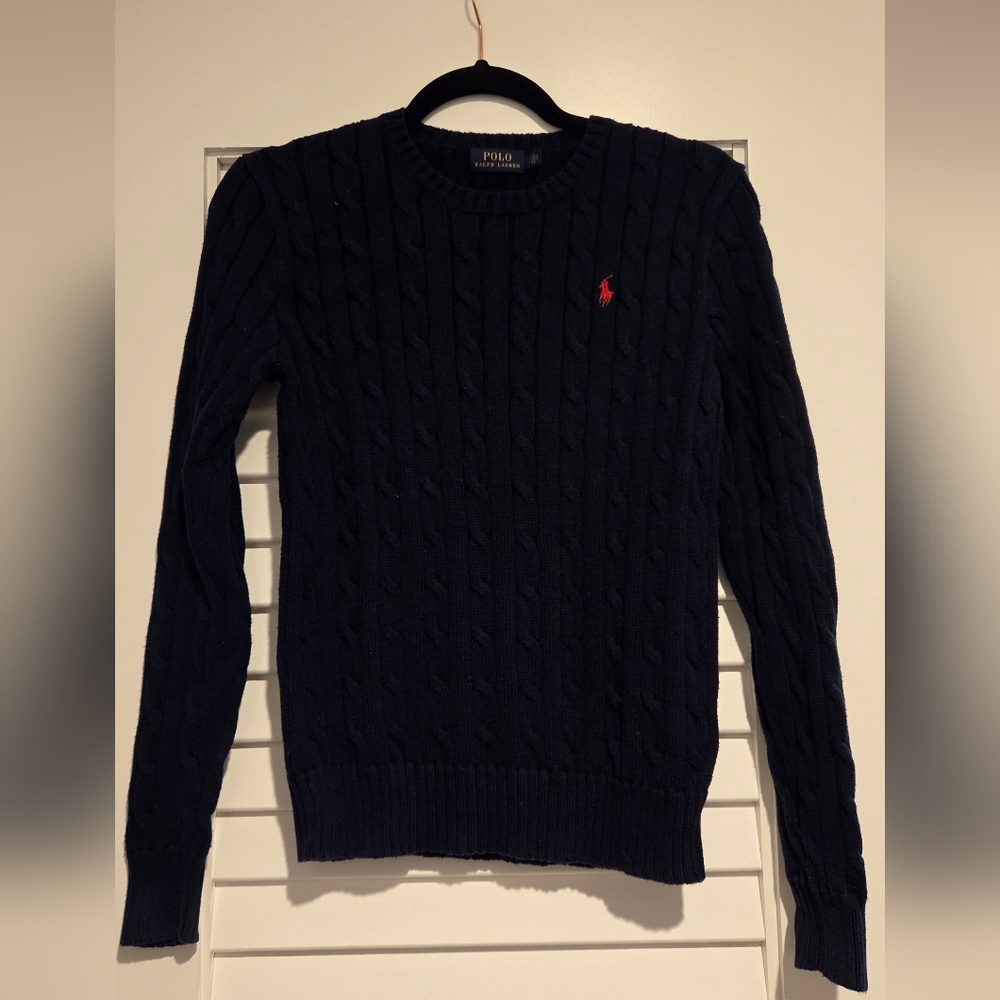 Polo Ralph Lauren Cable-Knit Sweater – Women’s SP (Navy)